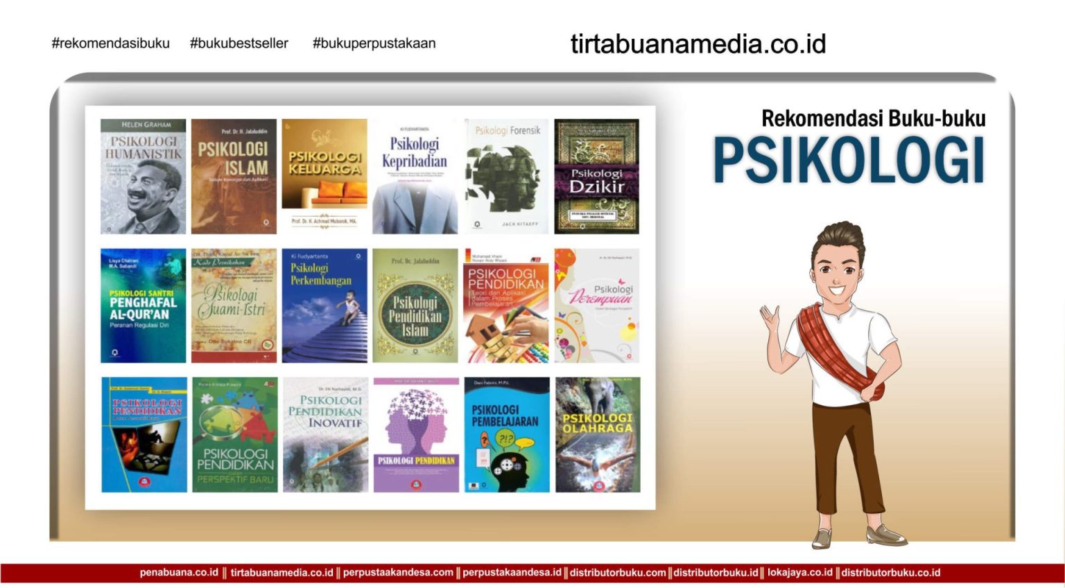 Rekomendasi Lengkap Buku Buku Psikologi CV Tirta Buana Media