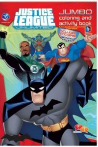 Justice League Unlimited, Jumbo Coloring And Activity Book Includes Sticker! CVAN36229