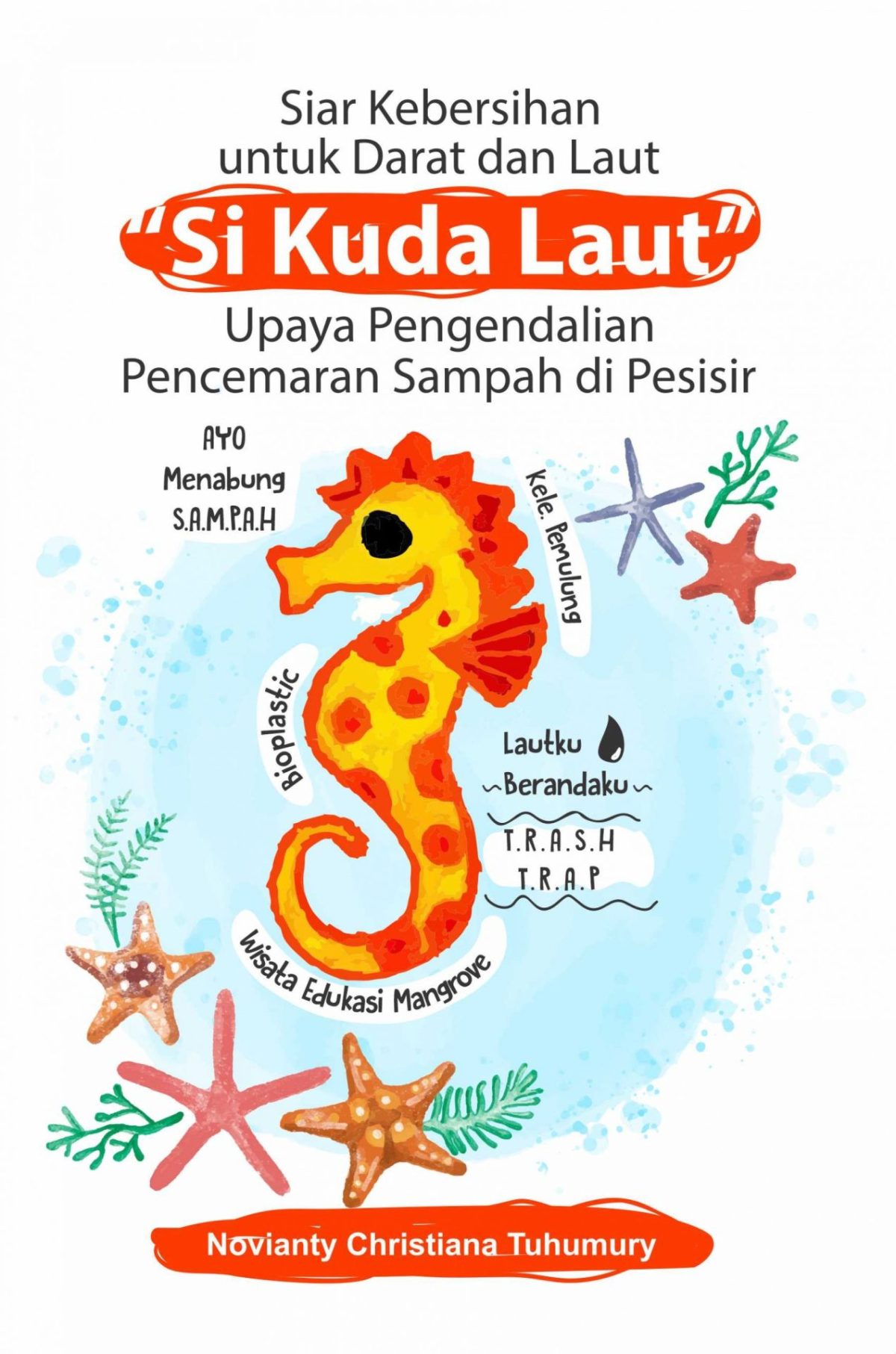 Siar Kebersihan Untuk Darat Dan Laut “Si Kuda Laut” Upaya Pengendalian Pencemaran Sampah Di Pesisir