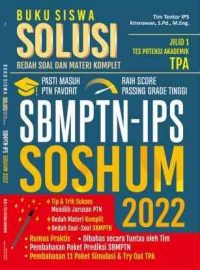 Buku Siswa - SOLUSI SBMPTN Jilid 1: Tes Potensi Akademik (TPA) SAINTEK 2022
