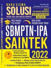 Buku Siswa - SOLUSI SBMPTN Jilid 2: Kompetensi Skolastik SAINTEK 2022