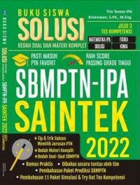 Buku Siswa - SOLUSI SBMPTN Jilid 3: Kompetensi SAINTEK 2022