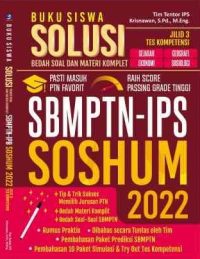 Buku Siswa - SOLUSI SBMPTN Jilid 3: Kompetensi SOSHUM 2022