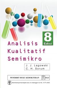 Analisis Kualitatif Semimikro, Ed. 8