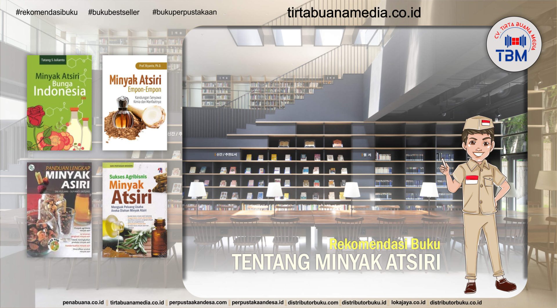 Rekomendasi Buku-buku Tentang Minyak Atsiri