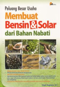 Peluang Besar Membuat Bensin & Solar Dari Bahan Nabati