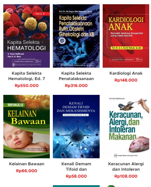 Daftar Buku Kedokteran dan Kesehatan Lainnya (11)