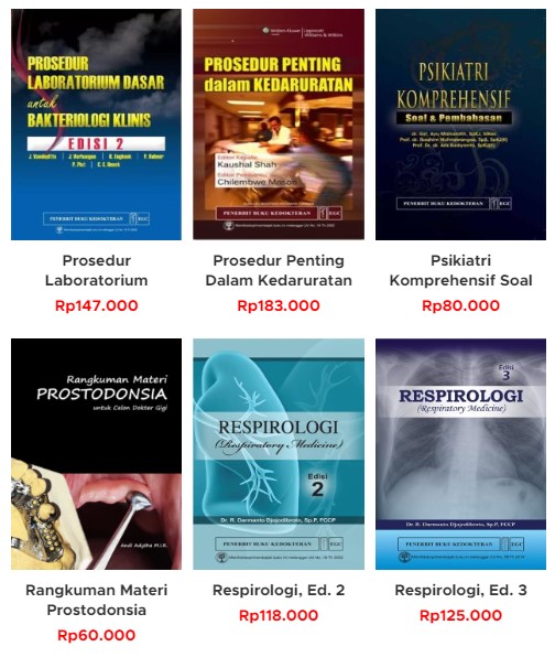 Daftar Buku Kedokteran dan Kesehatan Lainnya (3)