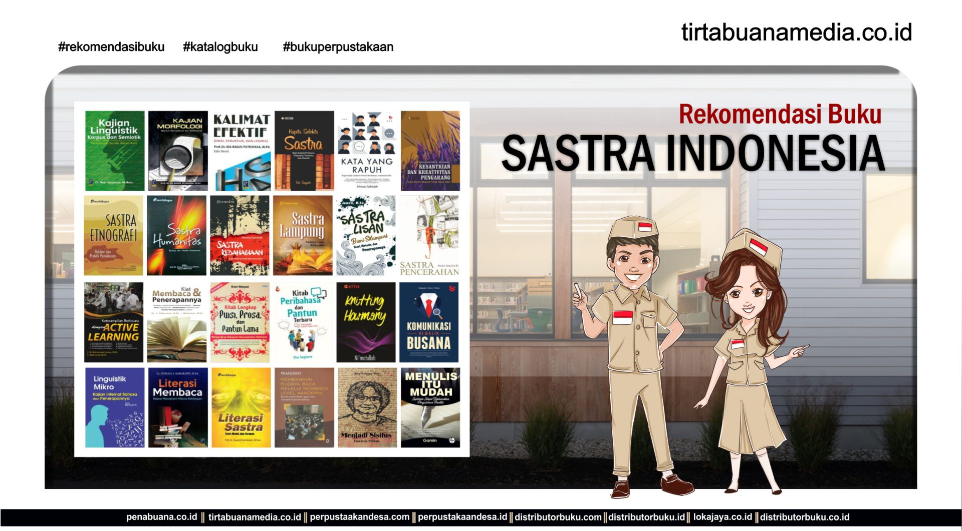 Daftar Buku Sastra Indonesia Terbaik dan Terlengkap