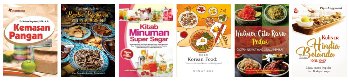 Daftar Lengkap Buku Tata Boga - CV Tirta Buana Media