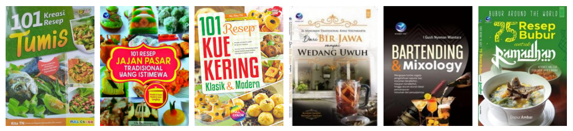 Daftar Lengkap Buku Tata Boga - CV Tirta Buana Media