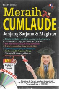 Meraih Cumlaude Jenjang Sarjana & Magister +CD