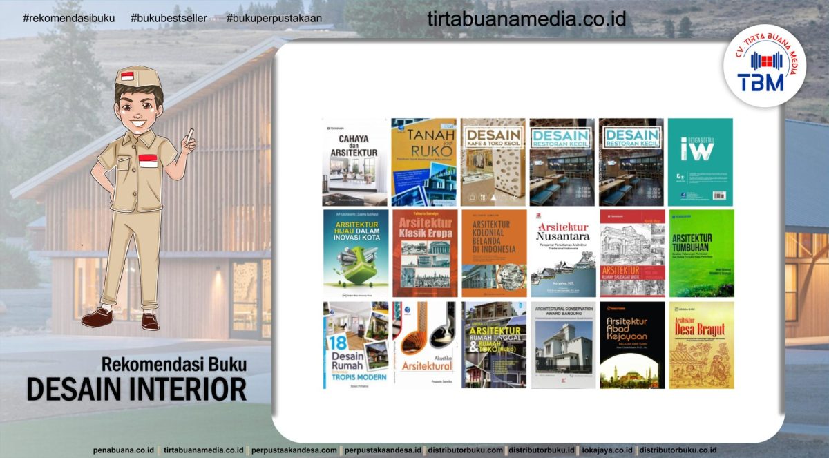 Rekomendasi Buku-buku Desain Interior - CV Tirta Buana Media