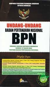 Undang-Undang Badan Pertanahan Nasional (BPN)