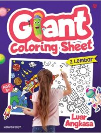 Giant Coloring Sheet : Luar Angkasa