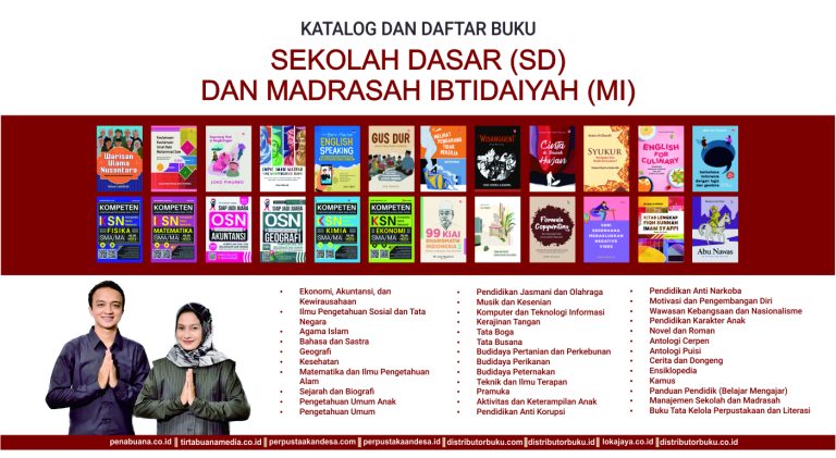 Katalog Dan Daftar Buku Sekolah Dasar (SD) Atau Madrasah Ibtidaiyah (MI ...