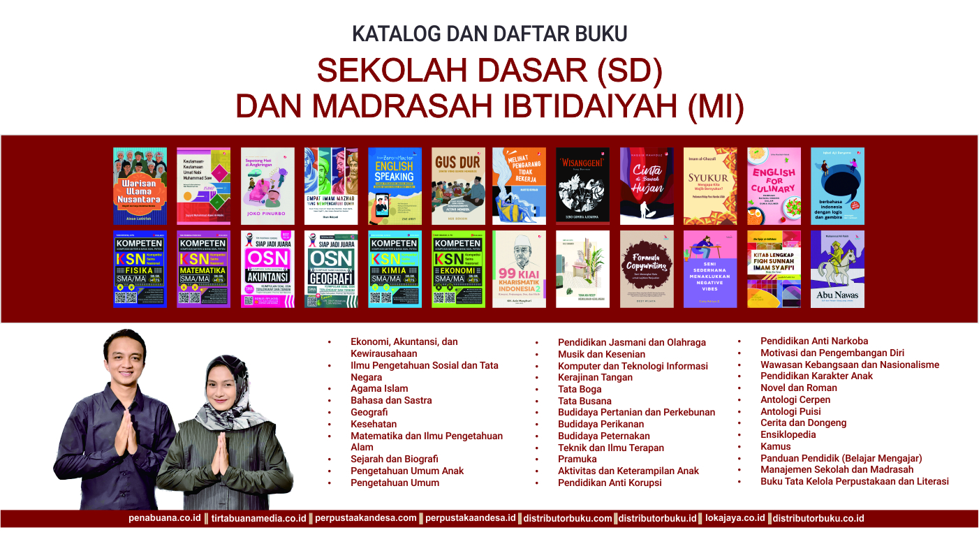 Katalog dan Daftar Buku Sekolah Dasar (SD) atau Madrasah Ibtidaiyah (MI)