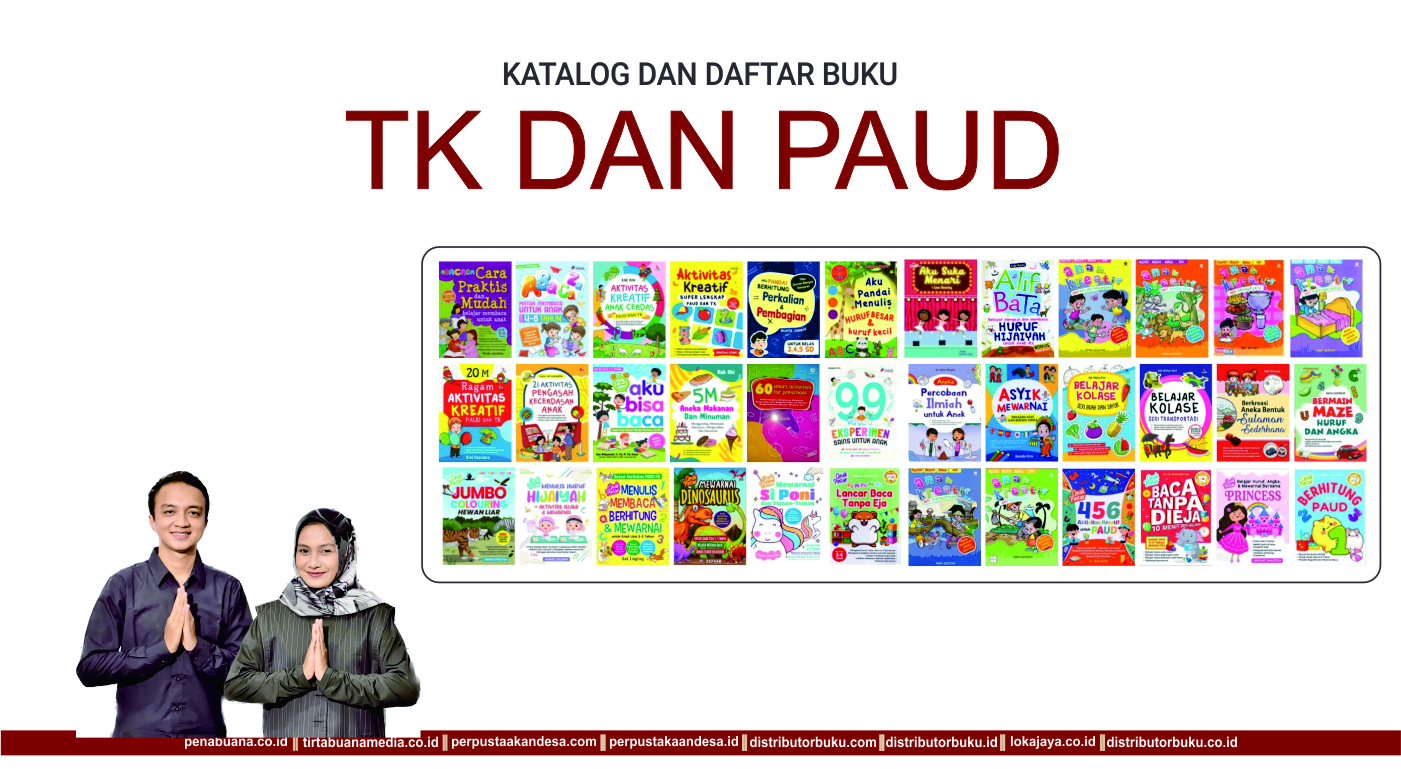 Katalog dan Daftar Buku Taman Kanak-kanak (TK) atau Pendidikan Anak Usia Dini (PAUD)