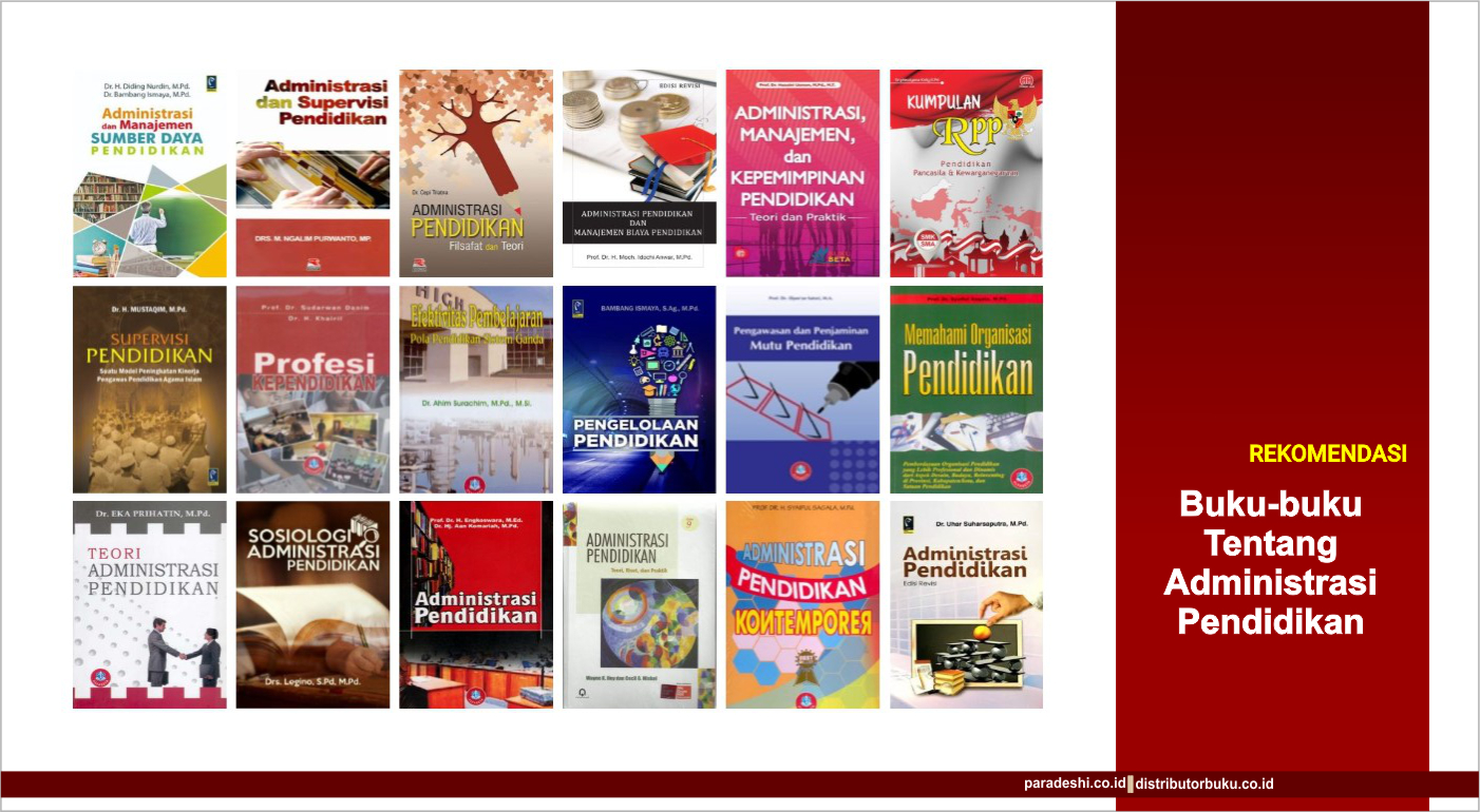 Rekomendasi Buku-buku Tentang Administrasi Pendidikan