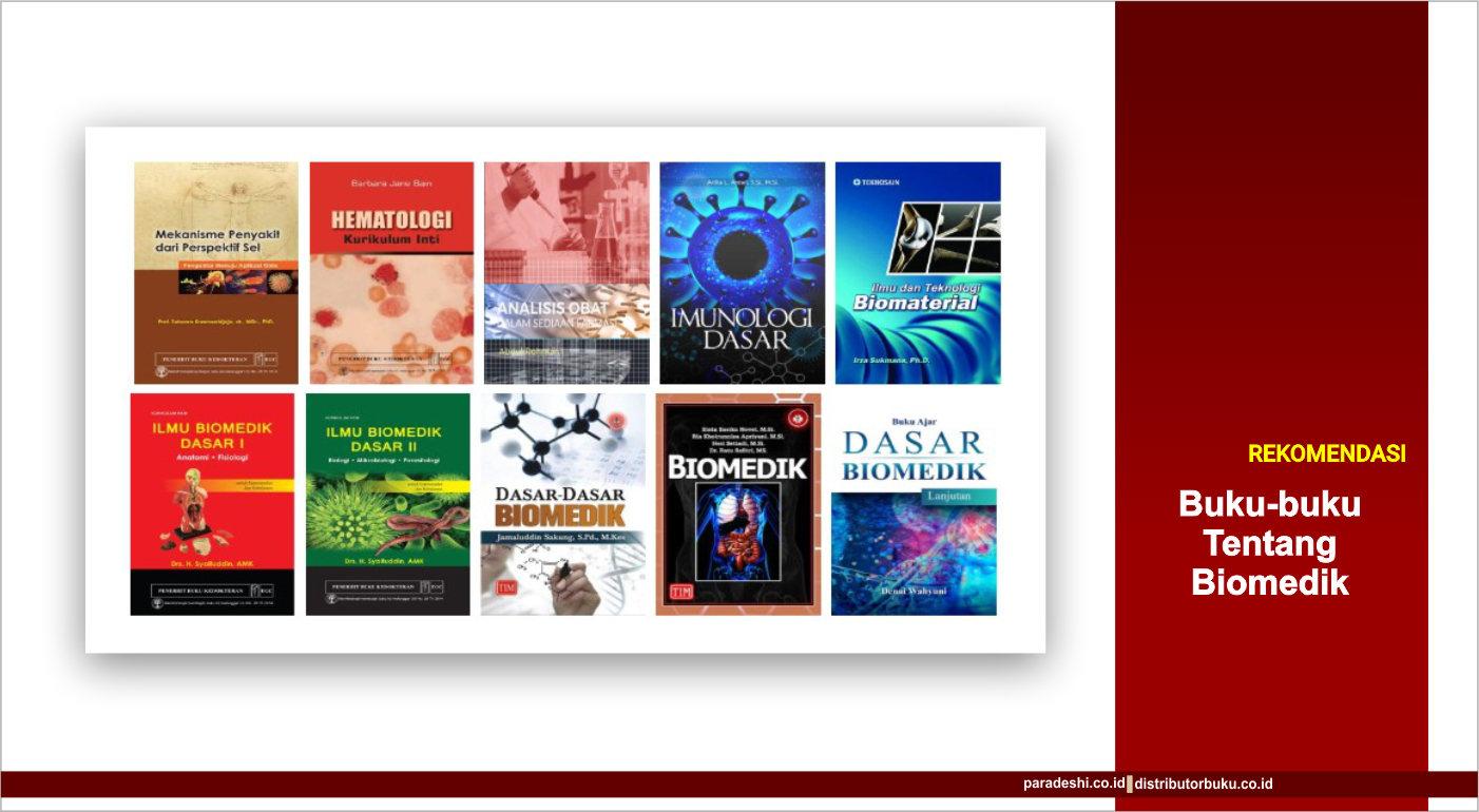 Rekomendasi Buku-buku Tentang Biomedik
