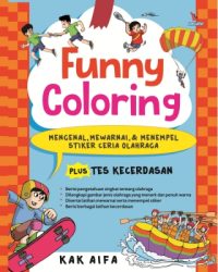 Funny Coloring Mengenal, Mewarnai, & Menempel Stiker Ceria Olahraga ( Plus Tes Kecerdasan)