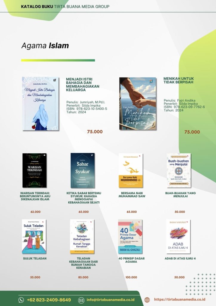 Katalog Buku Agama Islam Tirta Buana Media 2025 (1)