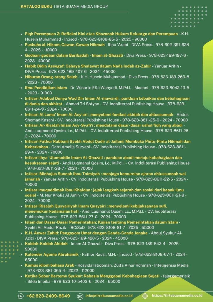 Katalog Buku Agama Islam Tirta Buana Media 2025 (4)