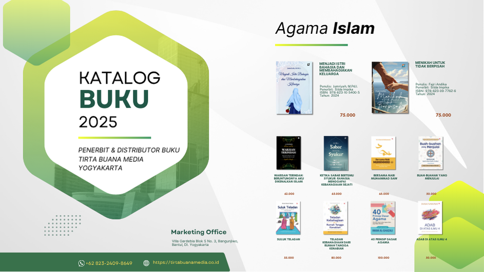 Katalog Buku Agama Islam Tirta Buana Media 2025