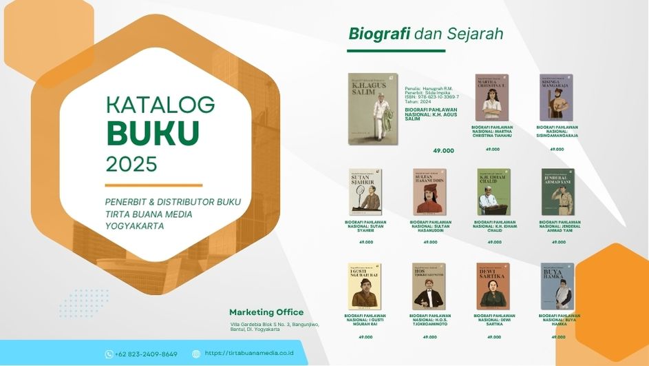 Katalog Buku Biografi dan Sejarah Tirta Buana Media 2025