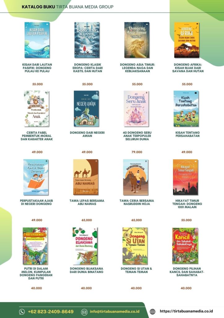 Katalog Buku Cerita dan Dongeng Tirta Buana Media 2025 2