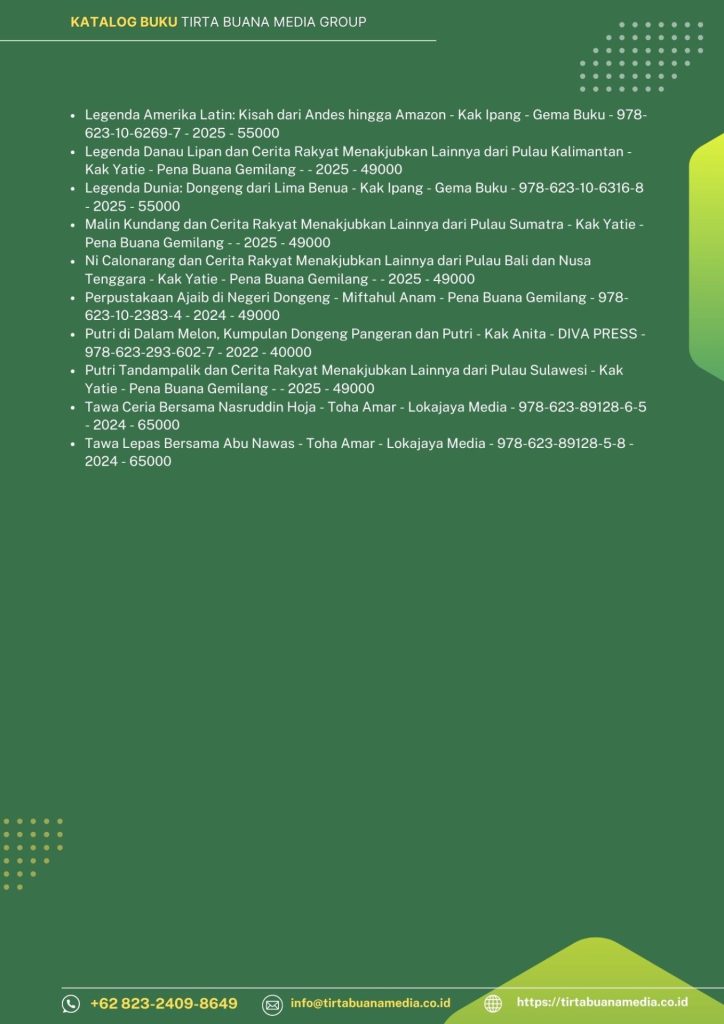 Katalog Buku Cerita dan Dongeng Tirta Buana Media 2025 4