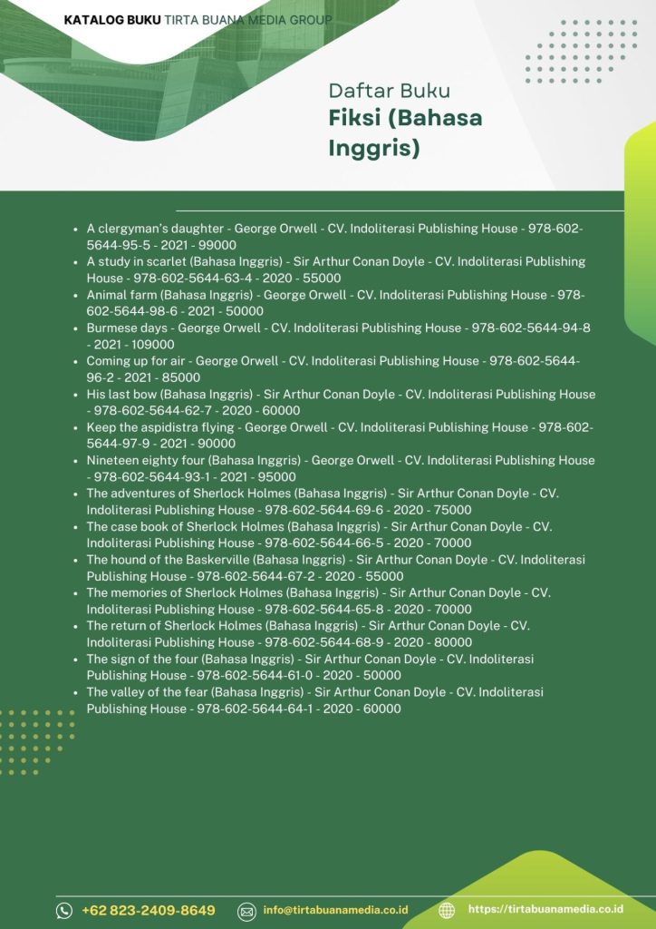 Katalog Buku Fiksi (Bahasa Inggris) Tirta Buana Media 2025 (2)