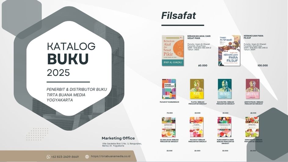 Katalog Buku Filsafat Tirta Buana Media 2025