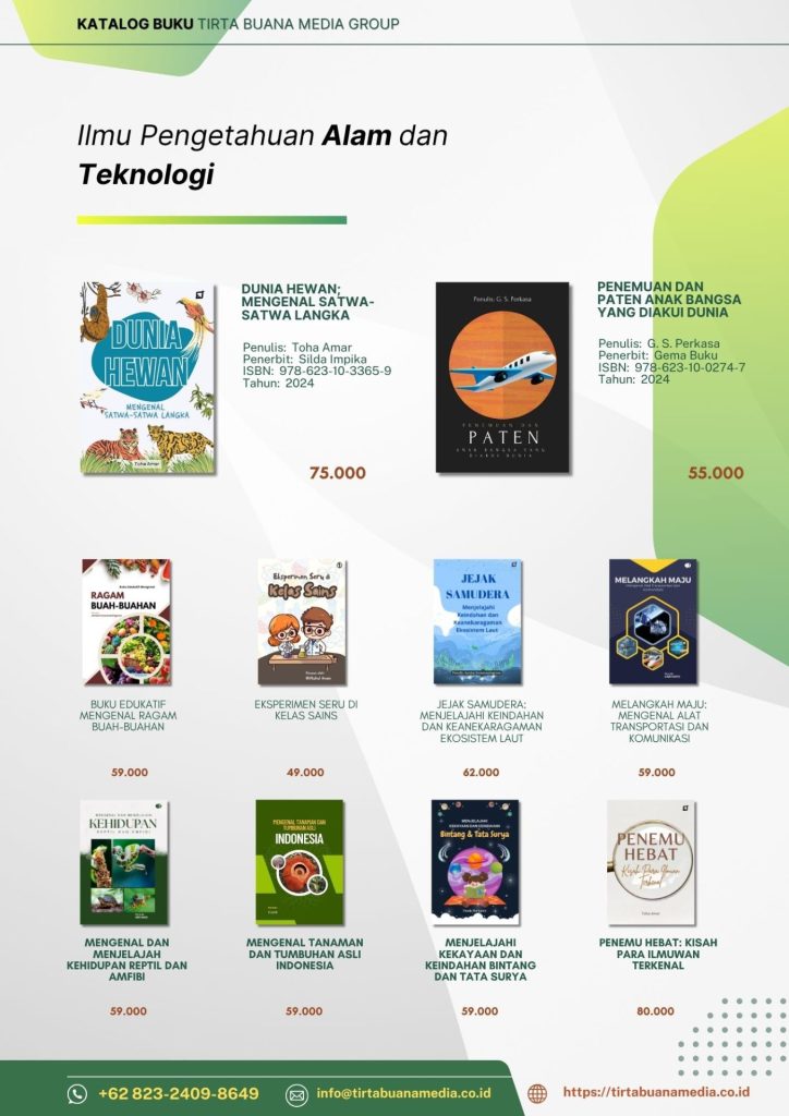 Katalog Buku Ilmu Pengetahuan Alam dan Teknologi Tirta Buana Media 2025 (1)