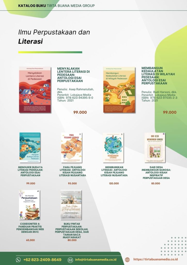 Katalog Buku Ilmu Perpustakaan dan Literasi Tirta Buana Media 2025 (1)
