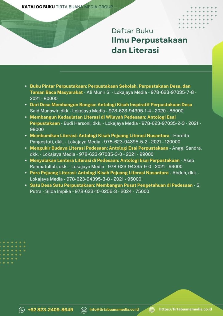 Katalog Buku Ilmu Perpustakaan dan Literasi Tirta Buana Media 2025 (2)