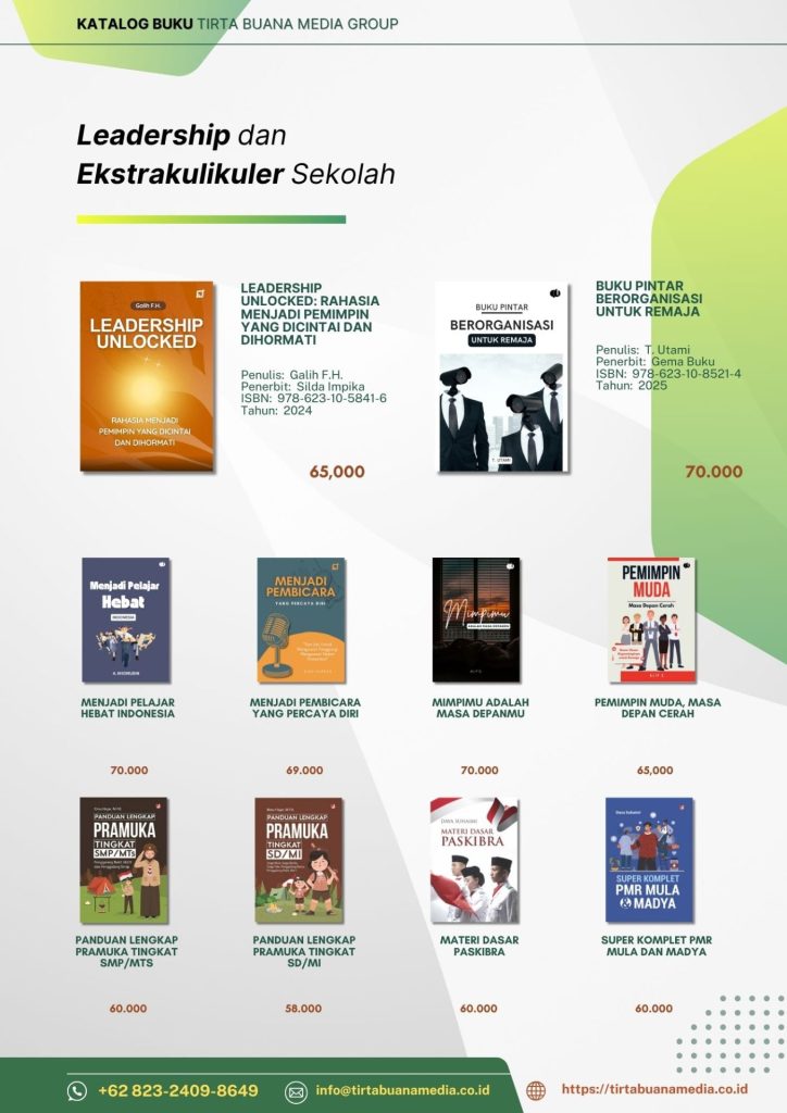 Katalog Buku Leadership dan Ekstrakurikuler Sekolah Tirta Buana Media 2025 (1)