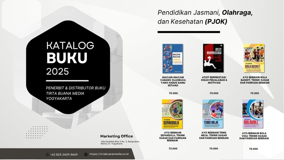 Katalog Buku Pendidikan Jasmani, Olahraga, dan Kesehatan (PJOK) Tirta Buana Media 2025 2