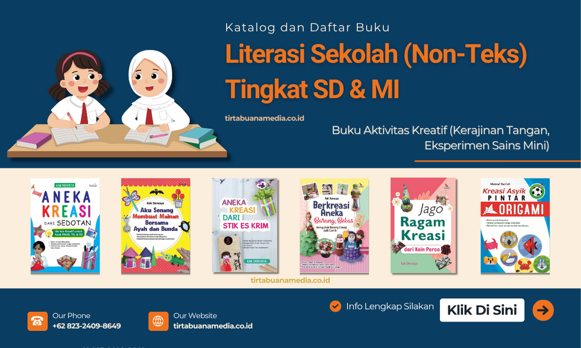 Buku Aktivitas Kreatif (Kerajinan Tangan, Eksperimen Sains Mini)