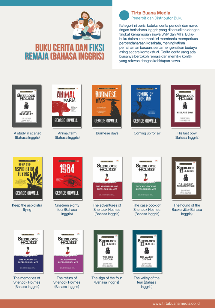Buku Cerita dan Fiksi Remaja (Bahasa Inggris)