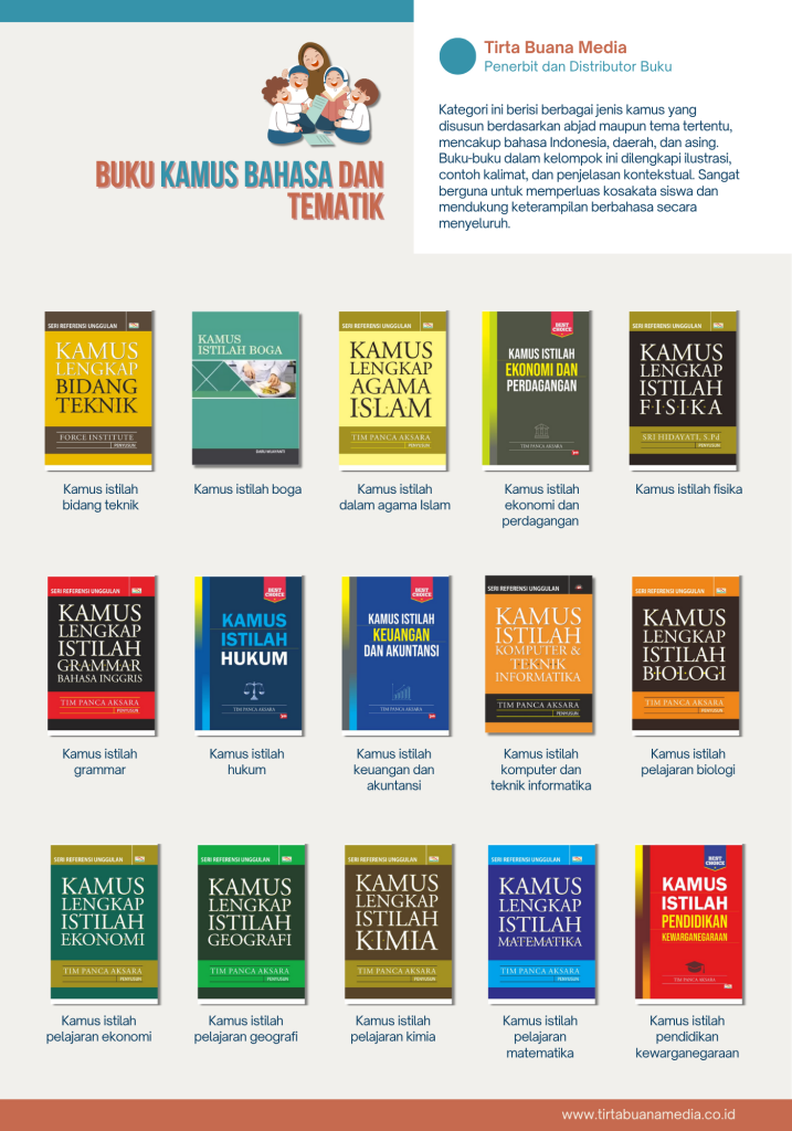Buku Kamus Bahasa dan Tematik