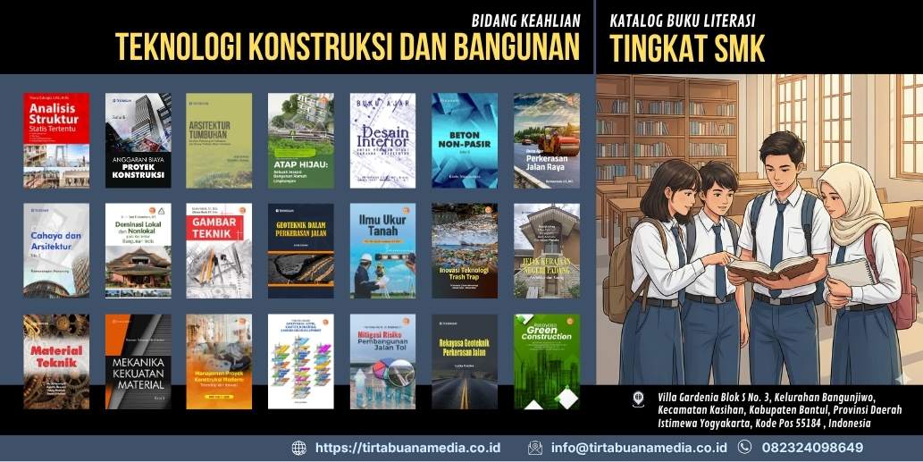 Buku-Buku Literasi SMK Konstruksi dan Bangunan untuk Melengkapi Perpustakaan Sekolah