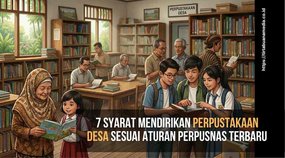 7 Syarat Mendirikan Perpustakaan Desa Sesuai Aturan Perpusnas Terbaru