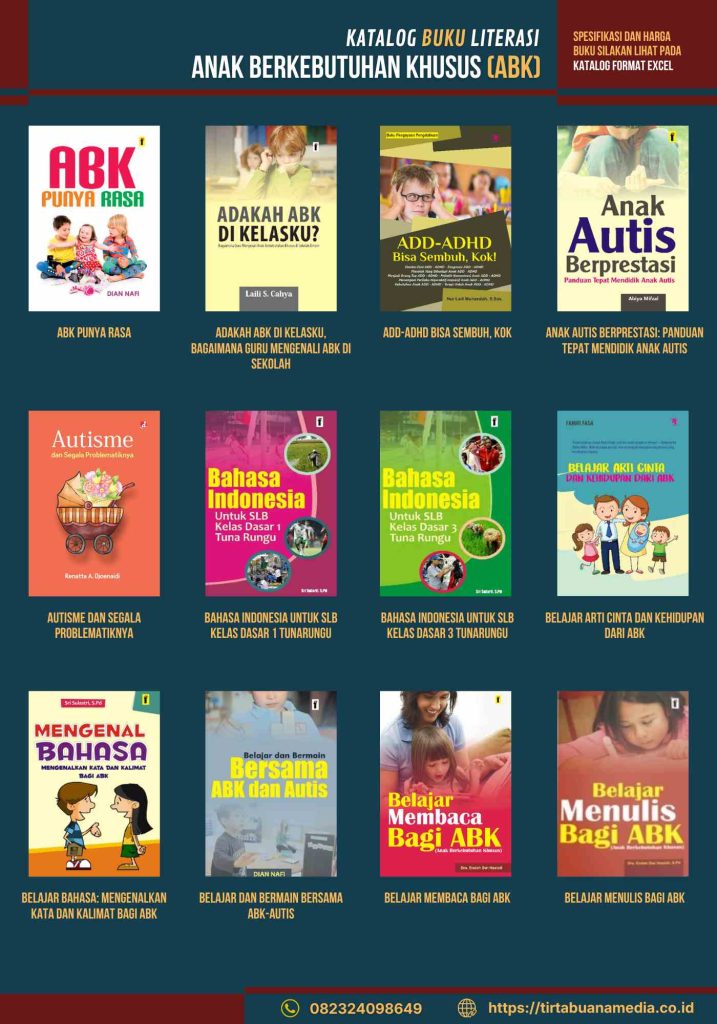 Katalog Buku Anak Berkebutuhan Khusus (ABK) untuk SLB & Inklusi ​1