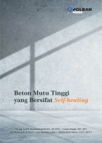 Beton mutu tinggi yang bersifat self-healing